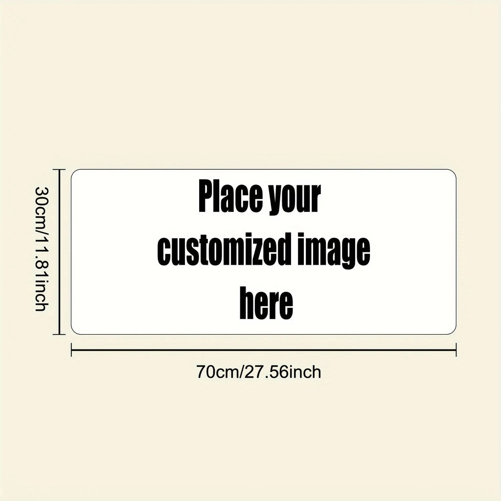 Custom Photo Mouse Pad Large Personalized Desk Mat Print Your Own Image or Text Base Extended for an Everyday Personal Care Routine
