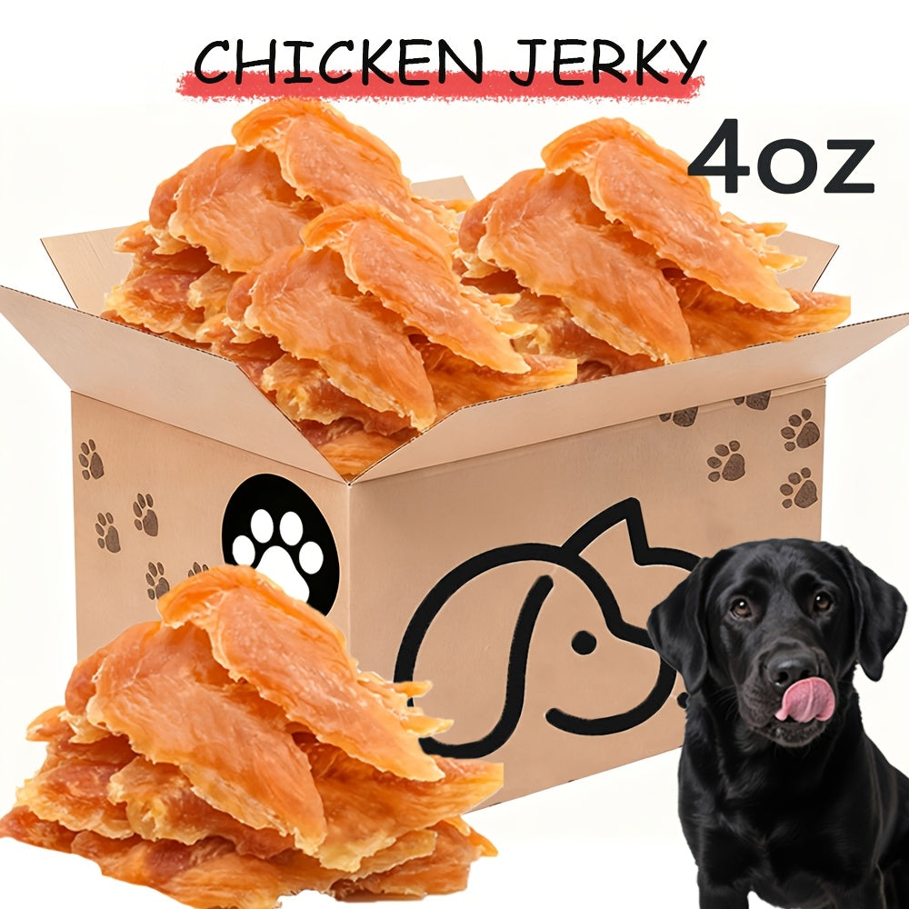 Dog Treats BLACK DUCK Chicken Jerky with Four Retained Count and Weight-Labeled Package Options for Reward Use
