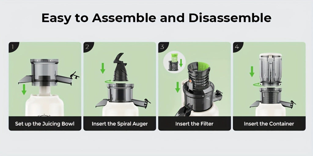 Centrifugal Juicer with 4.3-Inch Wide Feed Chute - 3-Speed Electric Juicer Machine for Whole Fruits & Vegetables