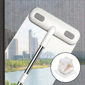 Window Screen Cleaning Brush with 30.7-Inch Telescopic Handle, 6.26-Inch Double-Sided Head and Storage Holder