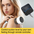 Electric Cupping Massage Device with Remote Control, Neck Back Waist Shoulder Massager, 3 Modes, Hot Compress Therapy