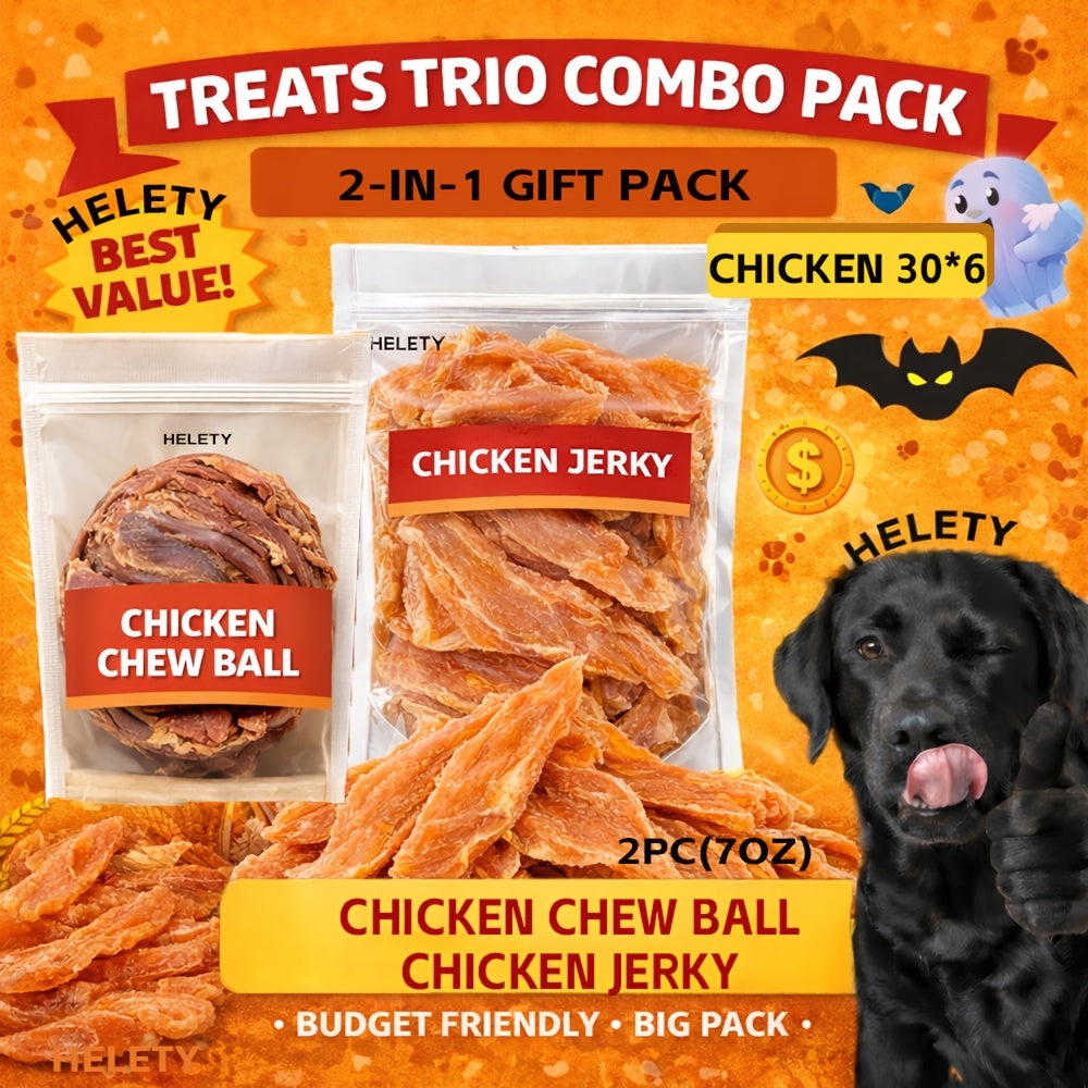 Dog Treats BLACK DUCK Chicken Jerky with Four Retained Count and Weight-Labeled Package Options for Reward Use