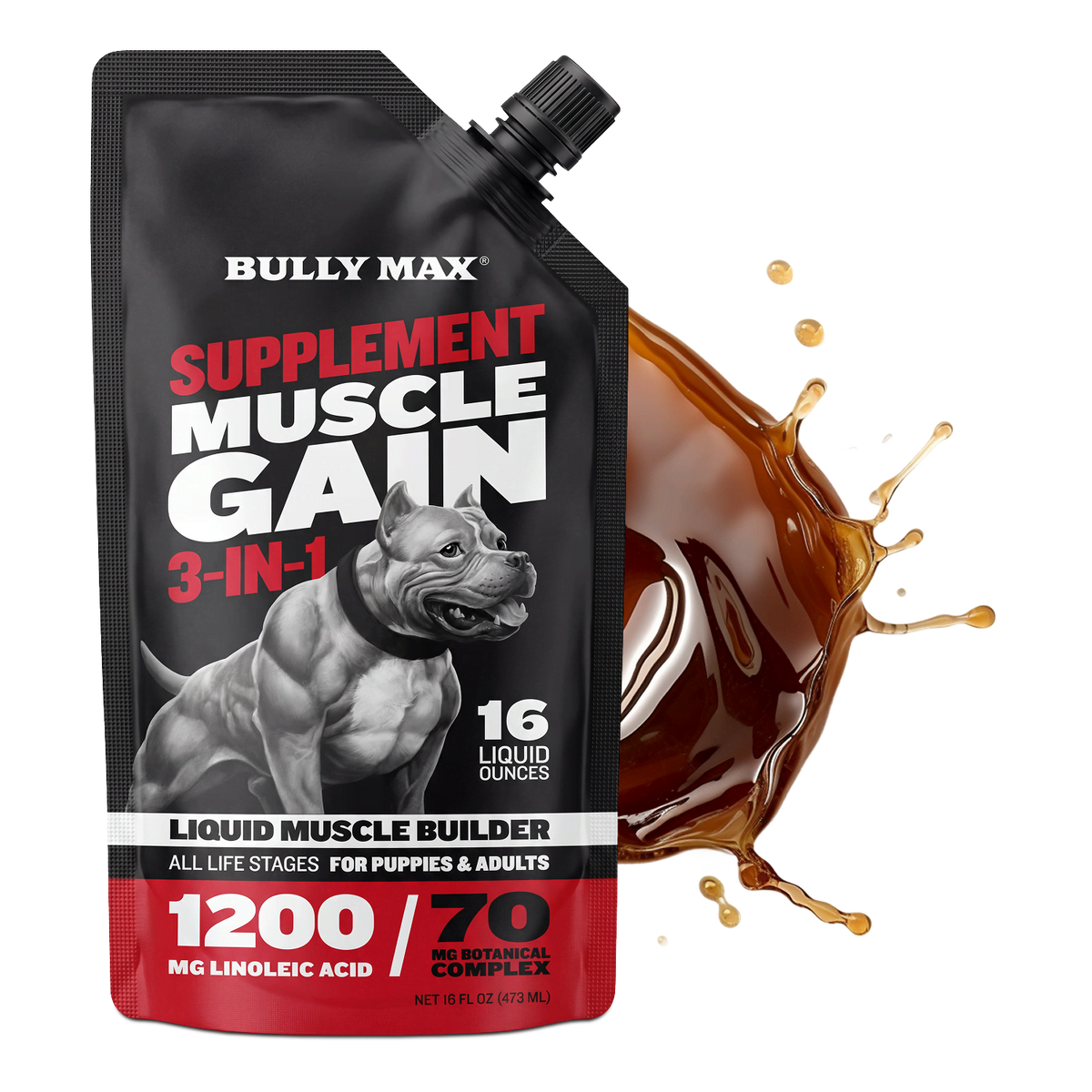 Liquid Muscle Support Supplement for Dogs 1 bottle