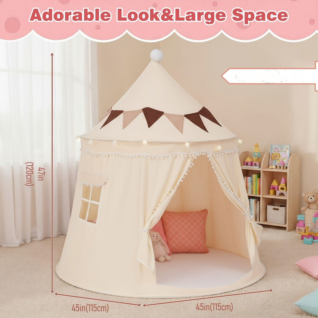 Pop-Up Dome Pet Tent in Three Colors with Basic or Mat, Star Lights and Flag Accessory Options