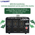 Voltage Converter Transformer 800W Continuous 5000W Peak - Step Up Step Down 110V to 220V, Aluminum Alloy Housing