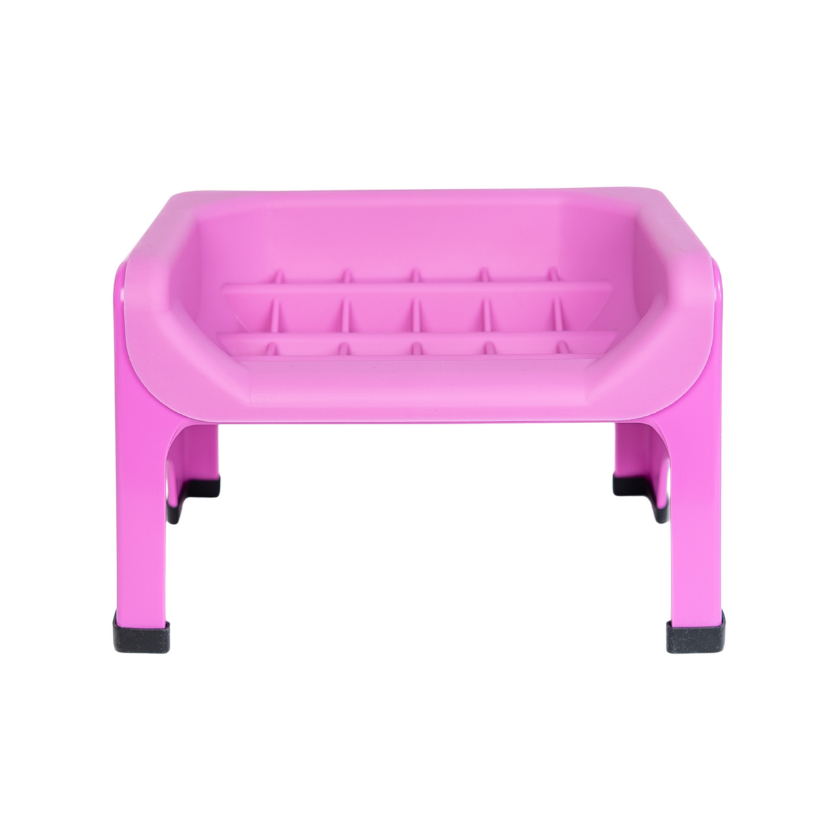 Elevated Pet Slow Feeder Bowl Set Purple