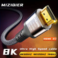 HDMI 2.1 Cable 8K 48Gbps Ultra High Speed Braided Nylon, 4K@120Hz, eARC, VRR, HDR10+, Dolby Vision