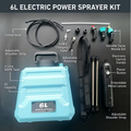 Garden Sprayer Battery Powered Electric USB Rechargeable 1.6-2.4 Gal with 3 Mist Nozzles Adjustable for Garden, Patio and Yard Use