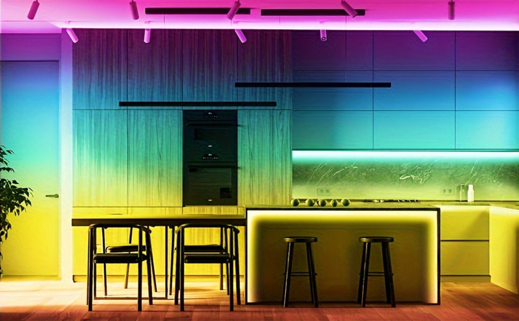 RGB LED Neon Light Strip Flexible Rope Light, App & Remote Control Color Changing for Bedroom Gaming Room Party Outdoor Indoor Decor