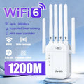 CP3600 WiFi Repeater Signal Booster 2.4GHz Wide Coverage, One-Button WPS Setup, Flexible Antenna Rotation