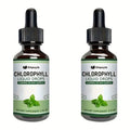 Chlorophyll Liquid Drops, Immune Support, Internal Deodoriser & Skin Health Supplement, Natural Mint Flavour