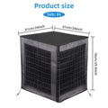 Outdoor AC Unit Cover Heavy Duty Waterproof Central Air Conditioner Cover with Mesh Vent Adjustable Straps UV Rain Snow Debris Bug Leaf