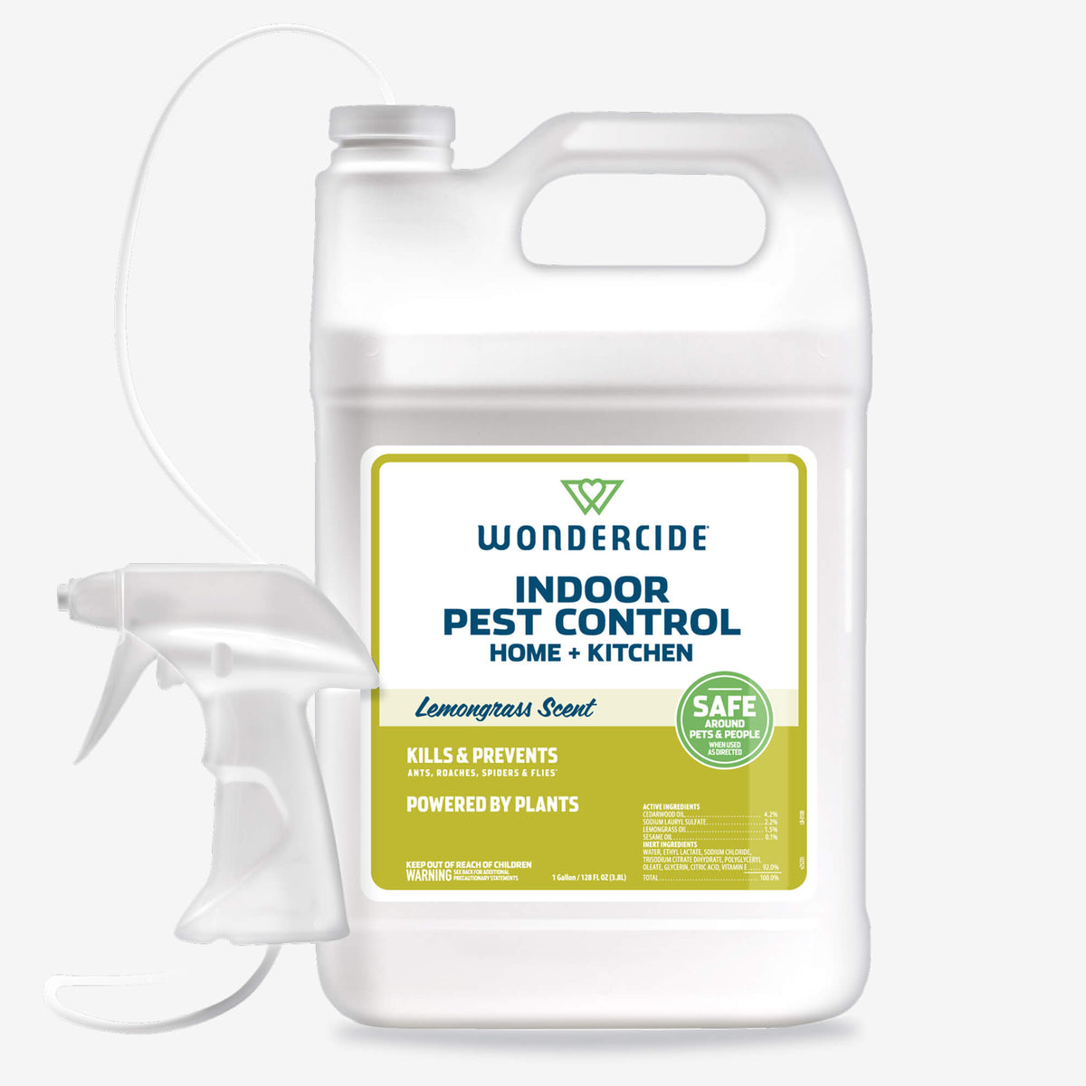 Plant-Based Indoor Pest Control Spray Lemongrass / 128oz Gallon