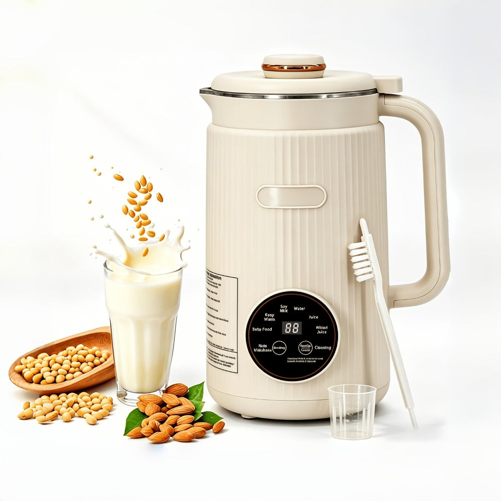 Nut Milk Maker Machine 27oz - Plant-Based Milk Blender One-Touch for Homemade Almond Oat Soy for Entryways, Bedrooms and Living Spaces
