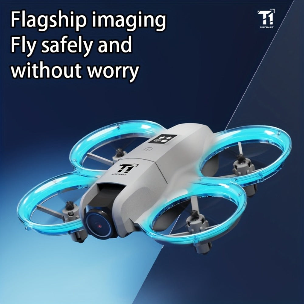 RC Drone with 4K Camera Dual Batteries Optical Flow Auto Hover Anti-Collision One-Key Return WiFi FPV Real-Time Video