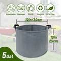 5/7/10/15 Gallon Plant Grow Bags, 7Pack Colourful Fabric Planters Plant Pots Garden Bags To Grow Vegetables With Reinforced Handles