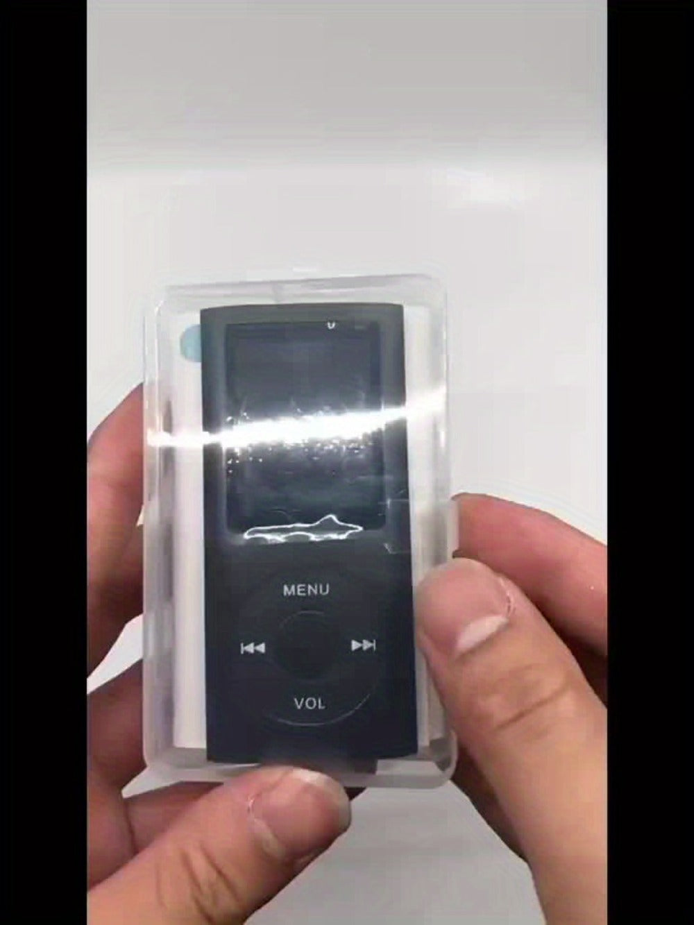 Portable MP3 and MP4 Player with 128GB Card Support, LCD Screen and Six Green, Black, Red, Blue or Silver Models