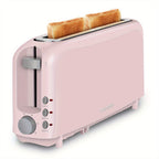 750W Slim Two-Slice Toaster with Six Shade Settings, Reheat, Defrost, Crumb Tray and Six Color Options