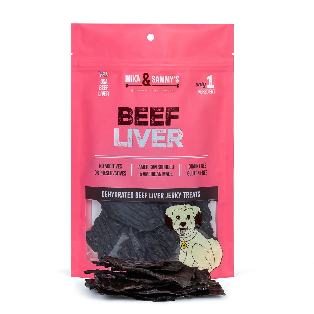 Dehydrated Beef Liver Pet Treats 5 oz