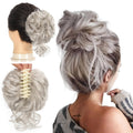 Hair Extensions Curly-Wavy 6-Inch Synthetic Messy Bun with Claw Clip and Seven Color Codes
