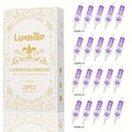 Tattoo Cartridge Needles with LumenTip Label, 20 or 50-Piece #12 RL RS RM M1 Cartridge Pack Choices