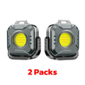 Compact Square COB Work Light with Hanging Loop, Pivoting Stand and One-, Two- or Four-Piece Options