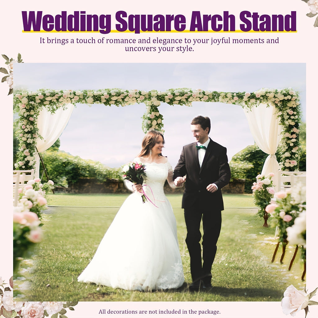 Pipe and Drape Backdrop Stand 10x20ft Heavy Duty Stainless Steel Portable Wedding Party Photography Background Support System with Base Kit