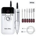 Electric Nail Drill 45000 RPM Rechargeable Kit with LCD, Forward Reverse and Four Color Options