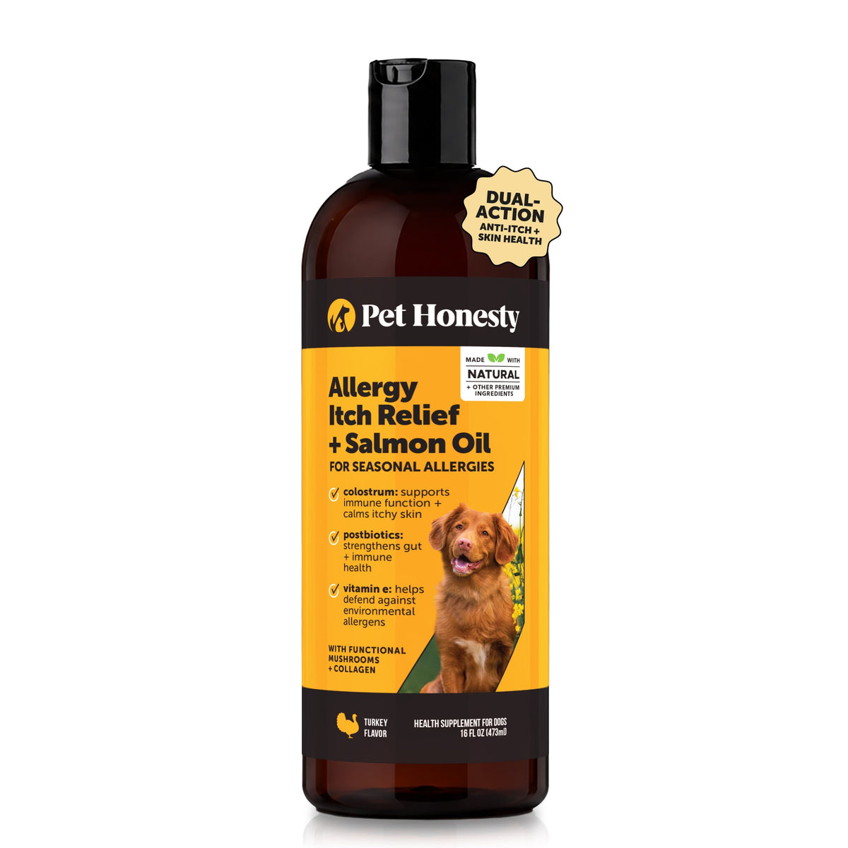 Salmon Oil Liquid Dog Supplement Default Title