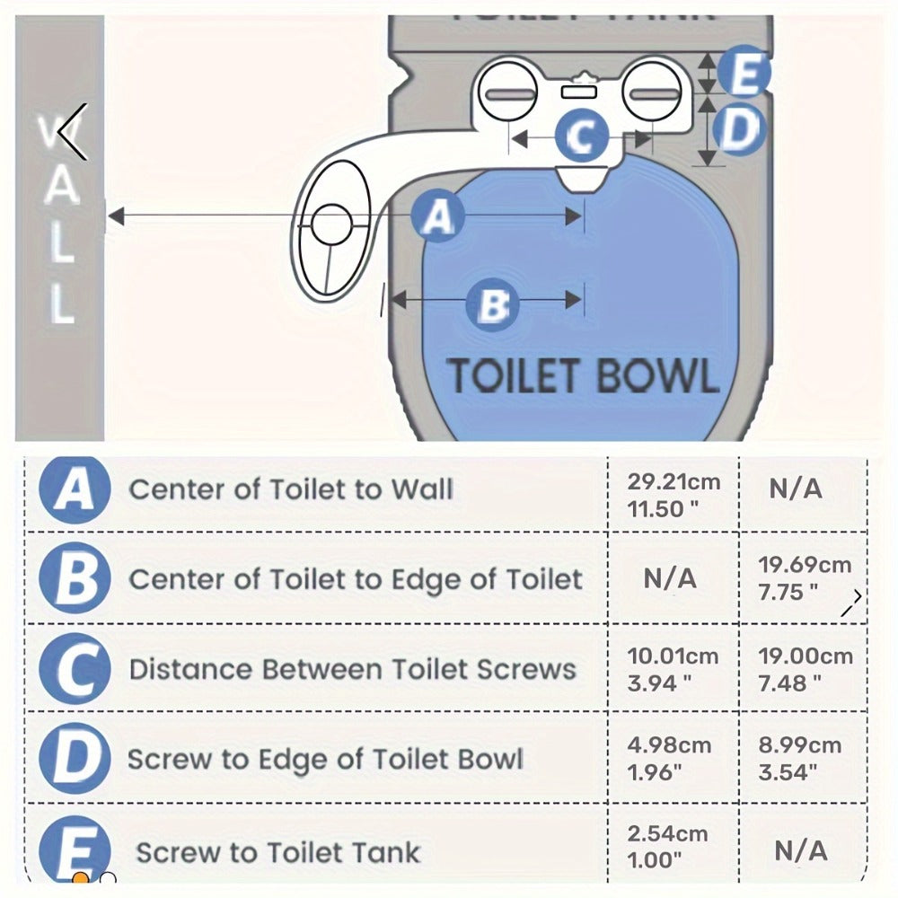 Ultra-Slim Non-Electric Bidet Attachment for Toilet, Self-Cleaning Dual Retractable Nozzles, Adjustable Water Pressure, Fresh Water Sprayer