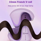 32mm Wave Curling Iron - Women's Hair Curler for Deep Curls & Instant Beach Waves, Professional Salon Styling Tool for All Hair Types