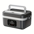 Heated Lunch Box, 8000mAh Battery-Powered 60W 1L Food Warmer with Timer and Power Bank Function