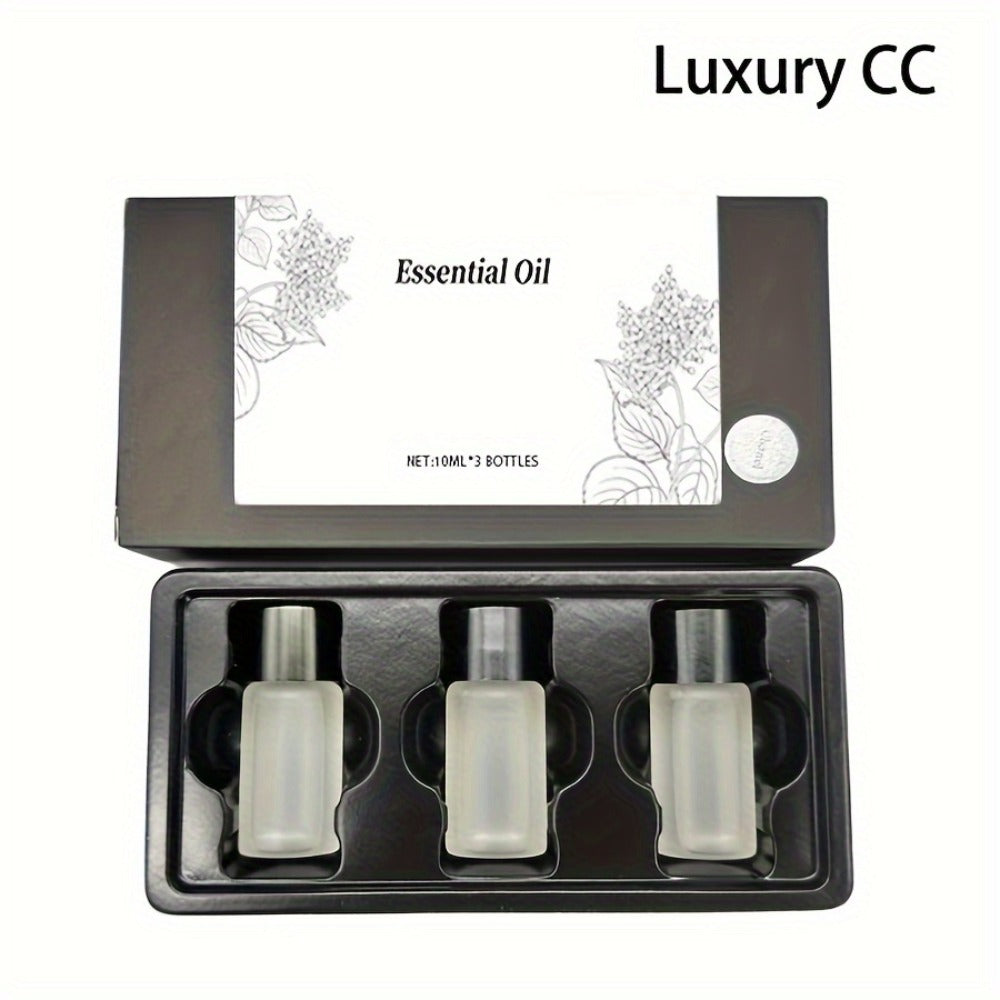 Car Essential Oils Set for Aromatherapy Diffuser – 3/6/10 Bottles 0.34oz Each, 7 Scents, Adjustable Vent Clip Air Freshener