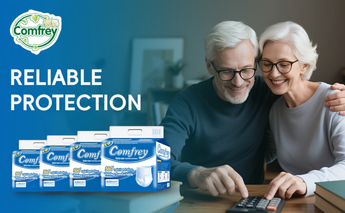 Adult Incontinence Underwear Disposable Pull Ups for Women & Men - Overnight Bladder Control Briefs