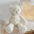 Stuffed Animal White Teddy Bear with Loving Heart Detail, Kawaii Theme and One product details Style