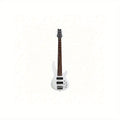 Electric Bass Guitar, Adjustable, 44 Inch, White, Inch, GIB for Lessons and Practice