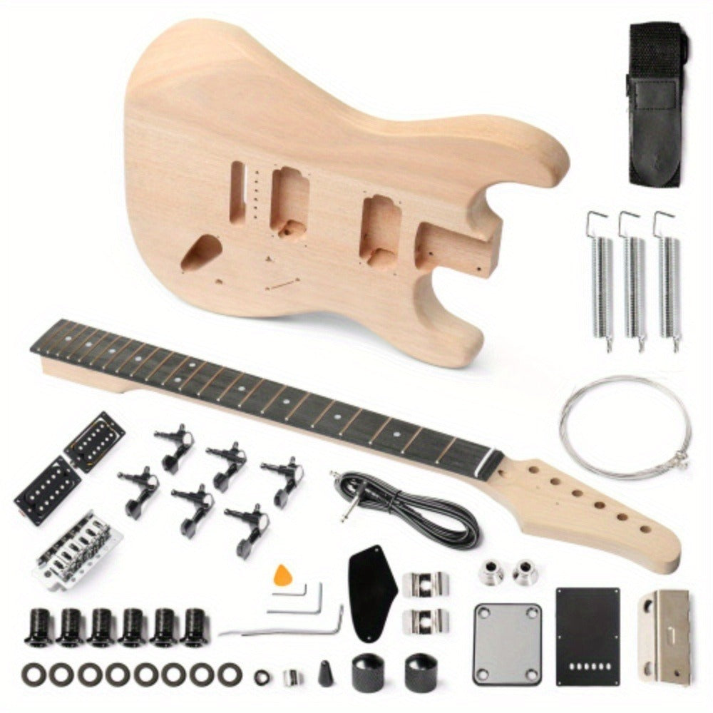 Electric Guitar, Glarry, DIY, Kit for Lessons and Practice for Home Practice, Rehearsal detail image - detail view 9