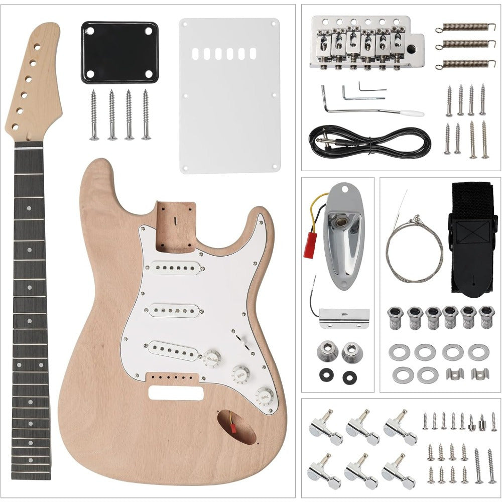 Electric Guitar, Kit, Mahogany, Body for Lessons and Practice