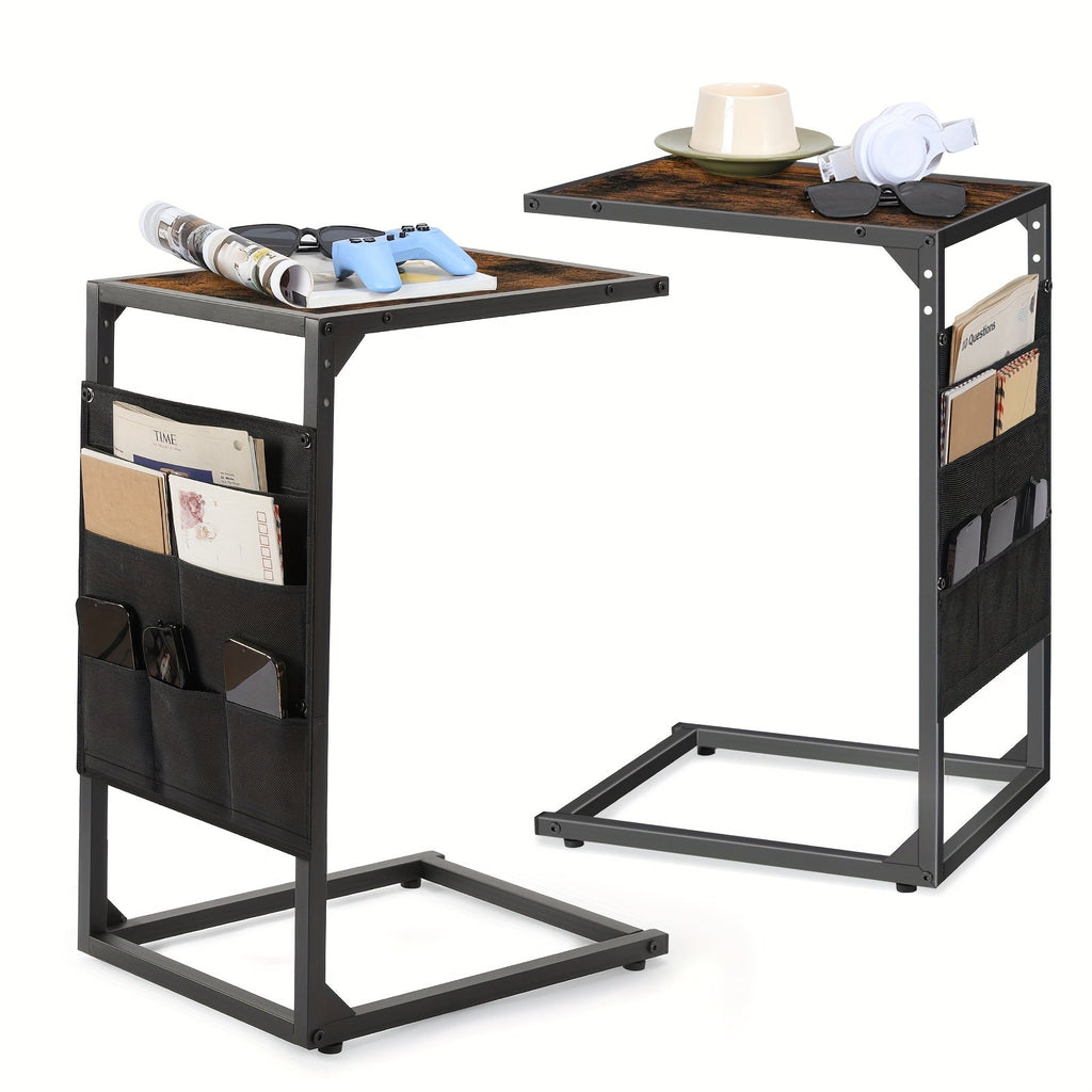 End Table shown in the 2pcs-Brown-With Bags option