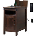End Tables And Nightstands with Charging Station and Side Table for Living Room