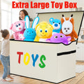Extra-Large Kids Toy Storage Chest, Foldable Toy Box for Kids' Room