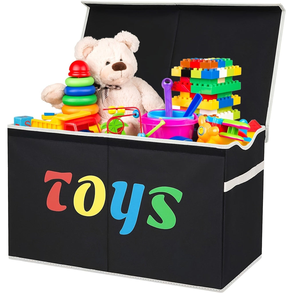 Extra-Large Kids Toy Storage Chest with Secure Lid for Organized Everyday Storage