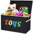 Extra-Large Kids Toy Storage Chest with Secure Lid for Organized Everyday Storage