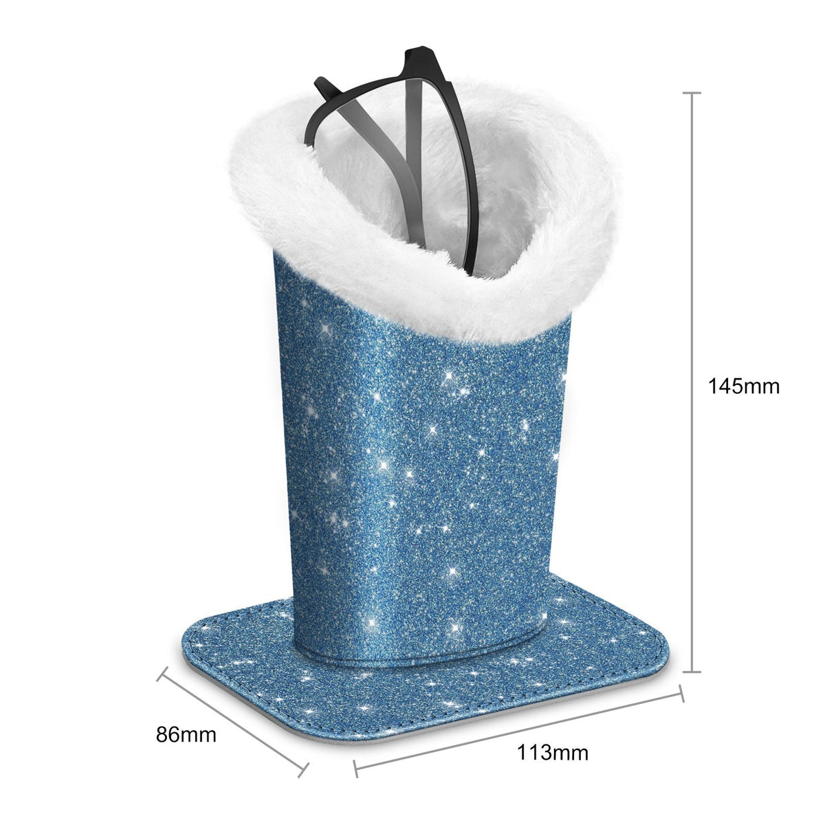 Eyewear Accessories - Eyeglasses Holder Stand Plush Lined Anti-Scratch Glasses Organizer 34 - product detail view 38