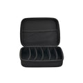Hard-Shell Eyeglasses Organizer with Adjustable 7-Slot Interior for Travel, Dresser and Desktop Storage
