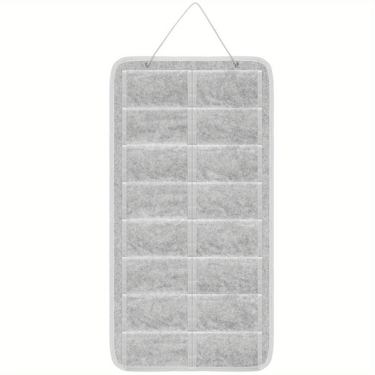 Eyewear Accessories - Sunglasses Organizer 16 Pockets Hanging Wall-Mounted Felt Storage Bag - product detail view 11