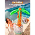 5FT Inflatable Palm Tree Drink Cooler, Tropical Beverage Ice Bucket for Luau Hawaiian Pool Party Decorations
