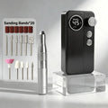 Cordless Electric Nail Drill Machine Rechargeable Professional E-File 11 Bits 20 Sanding Discs High Speed Acrylic Gel Natural Nails