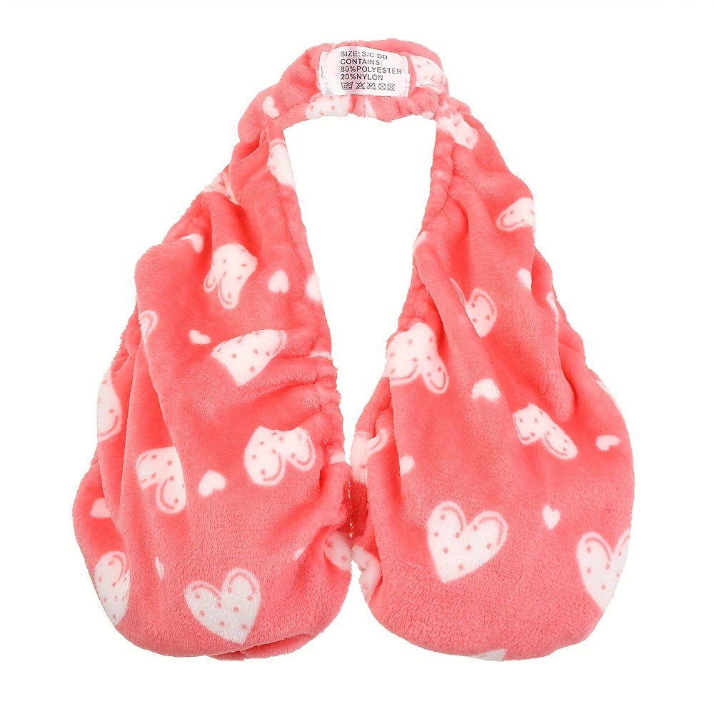 Strapless Towel Bra Wrap, Breathable Knit Beach & Sports Chest Cover for Women, Double-Sided Plush