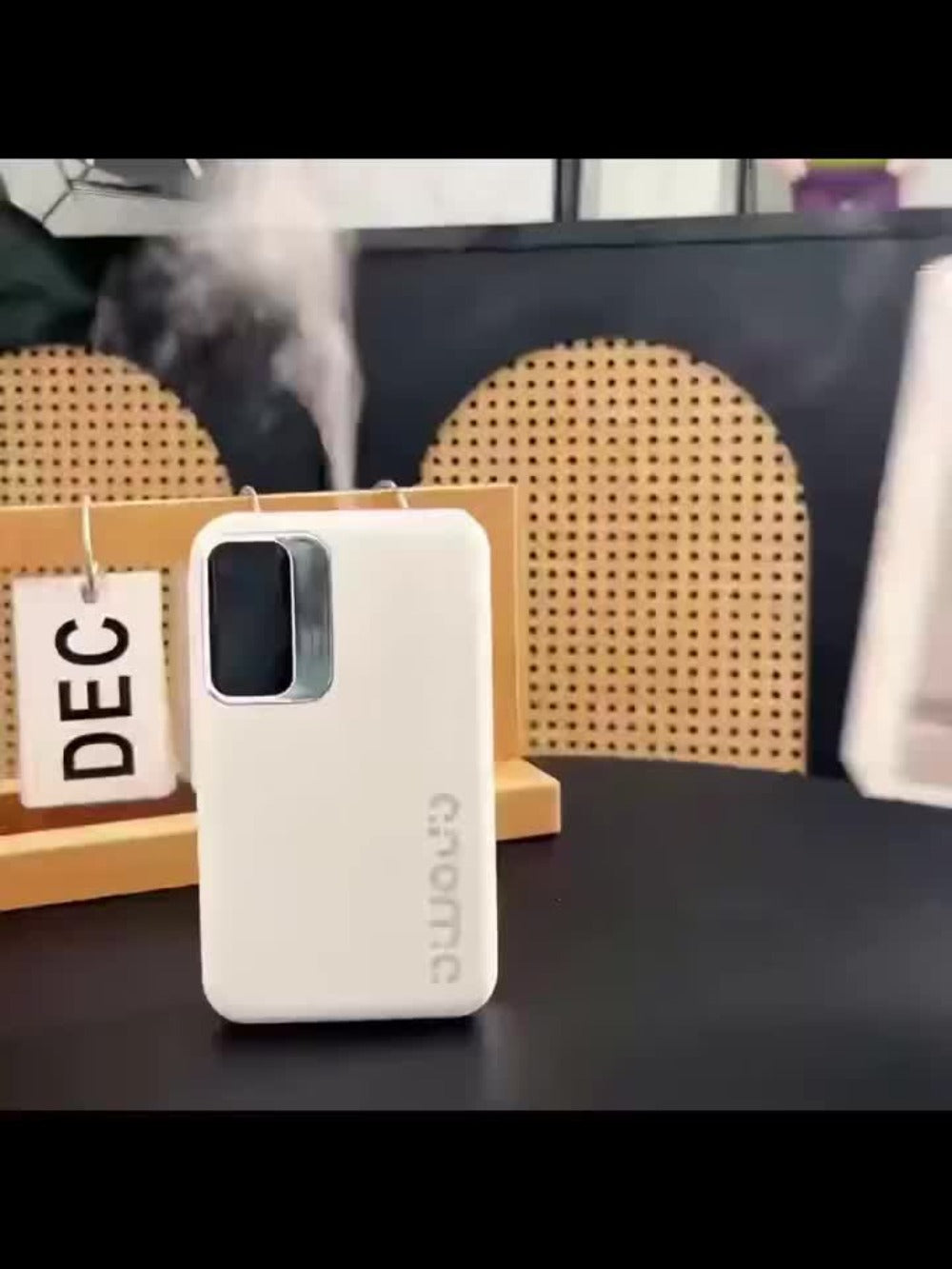Aromatherapy Diffuser Smart Digital, 1800mAh 7-Speed Sonic Essential Oil Diffuser Humidifier with USB Charging
